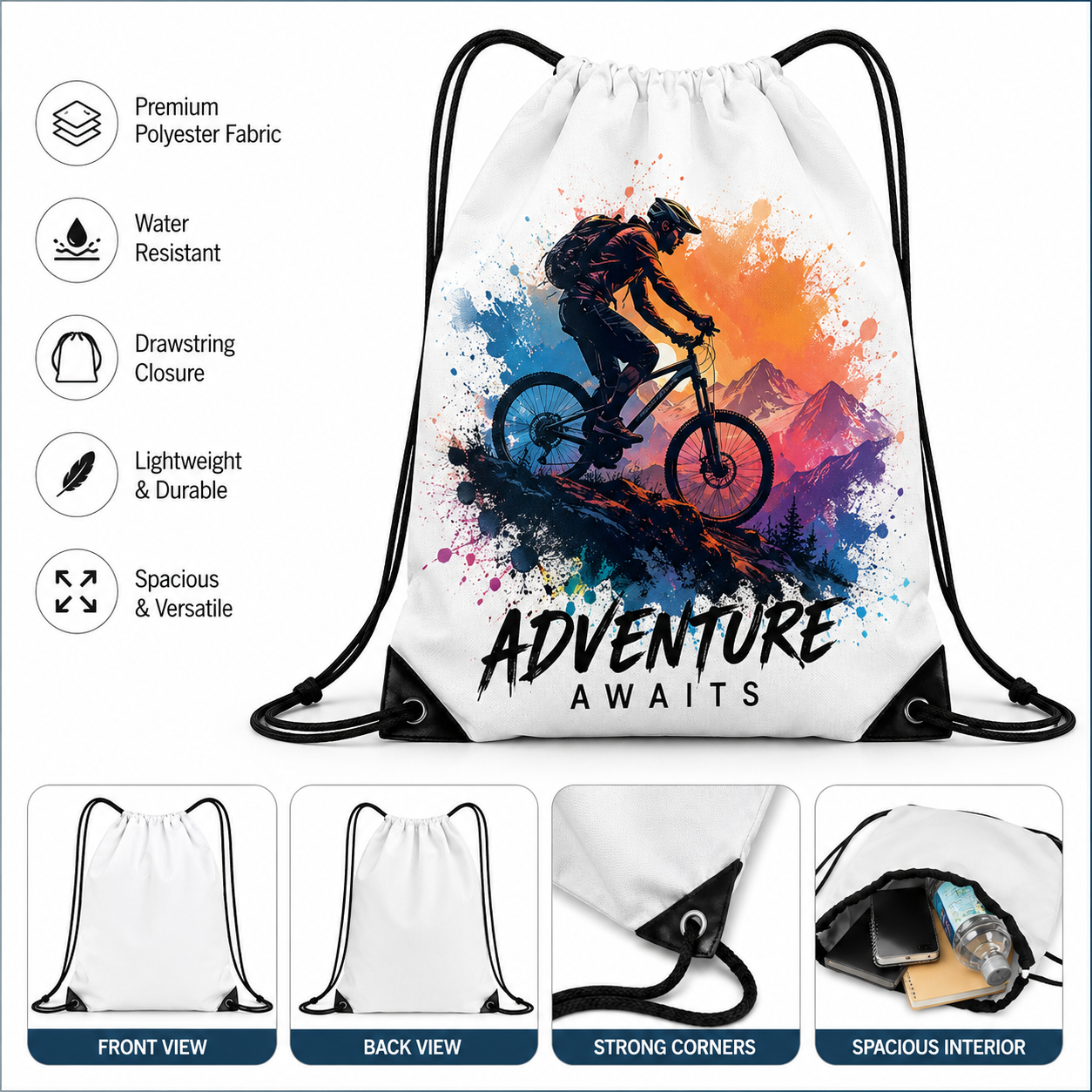 CinchStyle Drawstring Bag