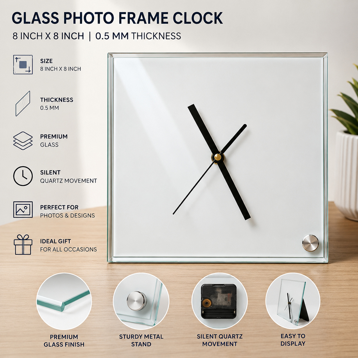 CrystalPane Glass Photo Frame - GF26 - Image 3