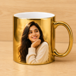 Electroplated Ceramic Mug Golden/Silver