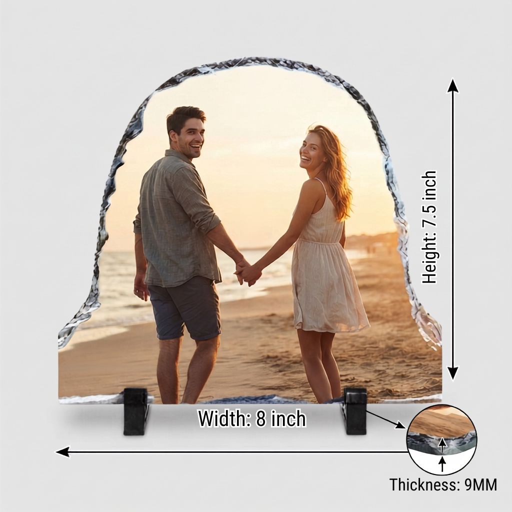 Rock photo frame-Mountain Cut