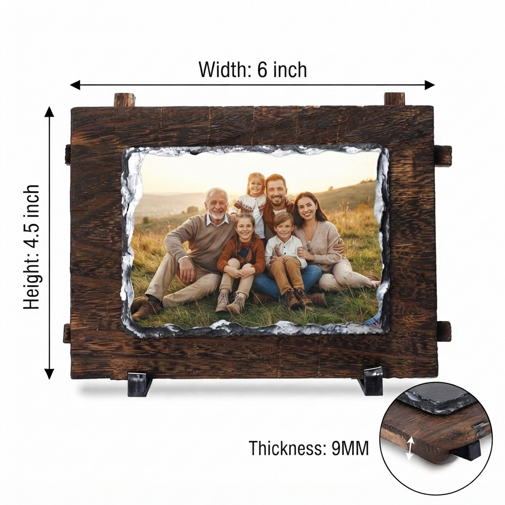 Stone-frame-wood