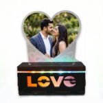 ForeverLove Acrylic Table Frame - Heart