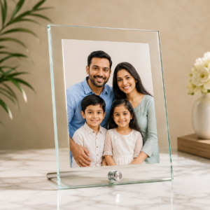 Premium Personalized Glass Photo Frame